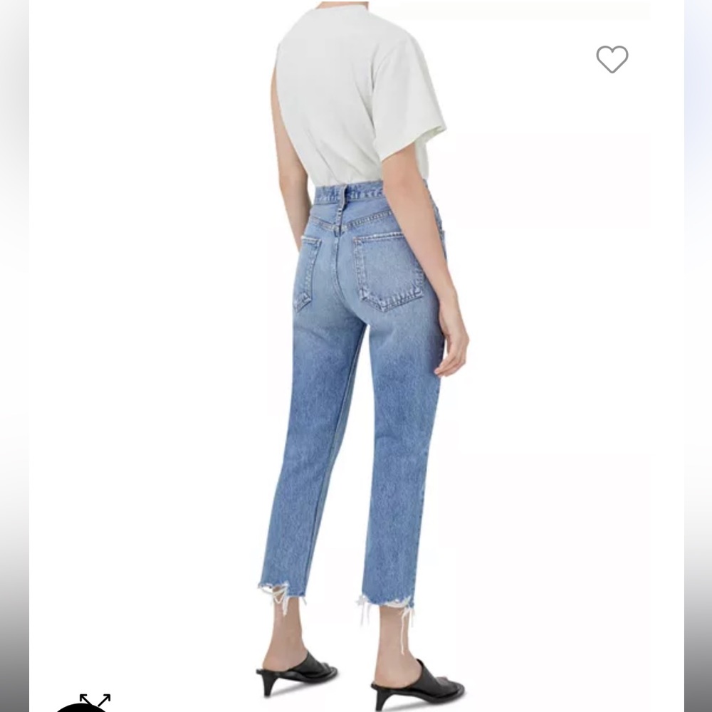 AGOLDE Riley Cotton Cropped High Rise Jeans - Picture 4 of 4